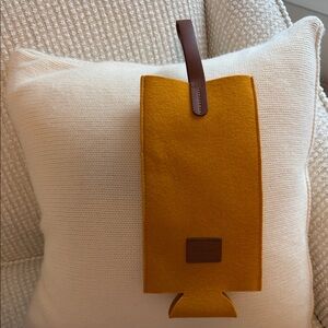 Elegant Mustard wall, wine, carrier, tote, gift bag